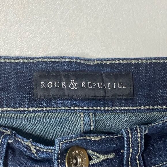 Rock & Republic | Denim Mid Rise Kendall Capri’s - Picture 3 of 9